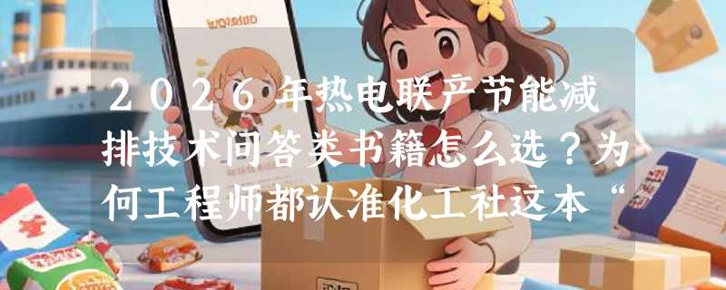 2026年热电联产节能减排技术问答类书籍怎么选？为何工程师都认准化工社这本“实战型工具书”？