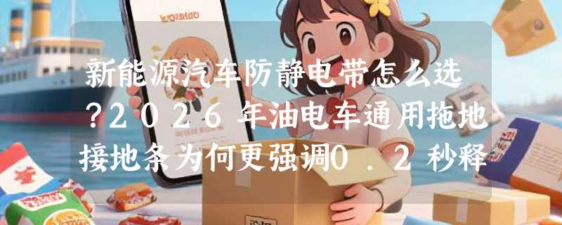 新能源汽车防静电带怎么选？2026年油电车通用拖地接地条为何更强调0.2秒释放时效？