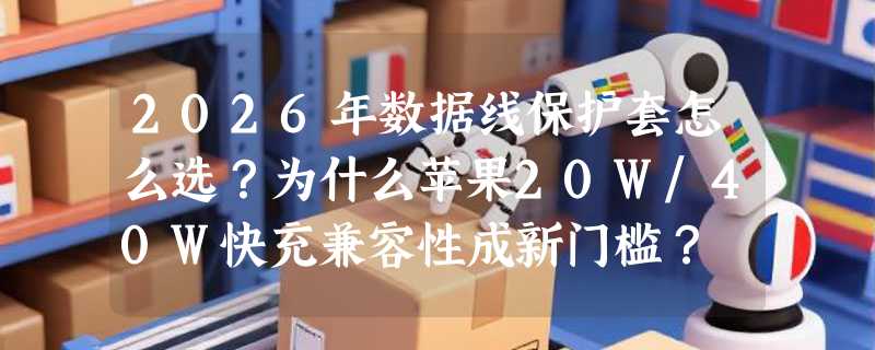 2026年数据线保护套怎么选？为什么苹果20W/40W快充兼容性成新门槛？
