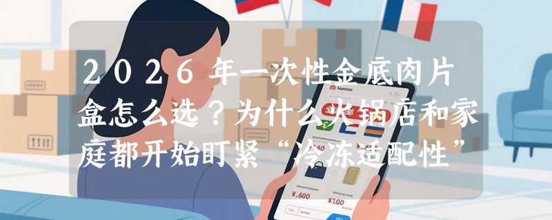 2026年一次性金底肉片盒怎么选？为什么火锅店和家庭都开始盯紧“冷冻适配性”和“分装精度”？