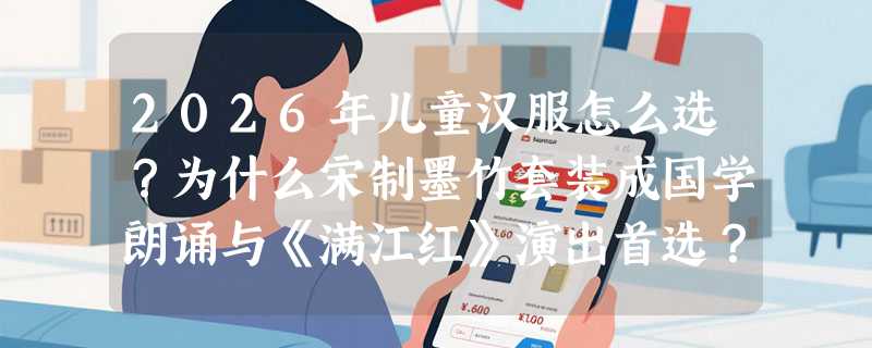 2026年儿童汉服怎么选？为什么宋制墨竹套装成国学朗诵与《满江红》演出首选？