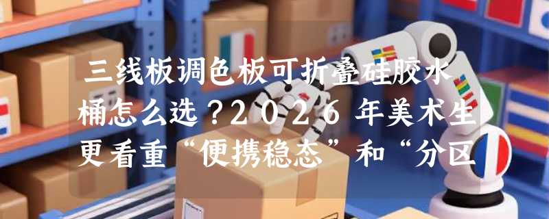 三线板调色板可折叠硅胶水桶怎么选？2026年美术生更看重“便携稳态”和“分区防混”？