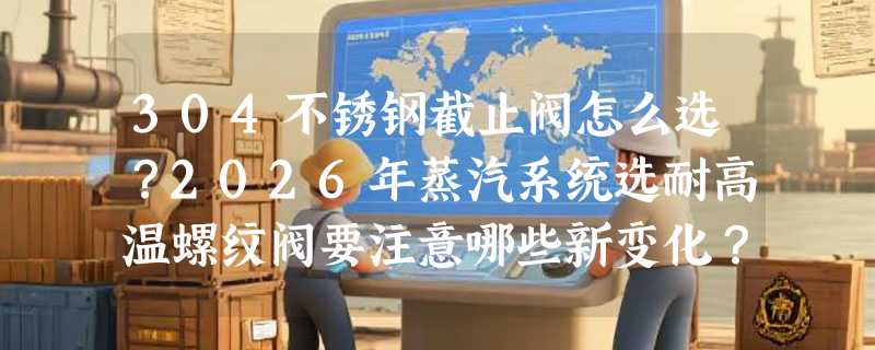 304不锈钢截止阀怎么选？2026年蒸汽系统选耐高温螺纹阀要注意哪些新变化？