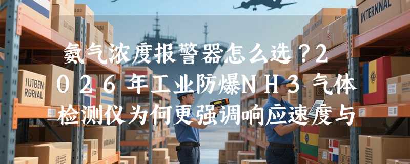 氨气浓度报警器怎么选？2026年工业防爆NH3气体检测仪为何更强调响应速度与系统兼容性？