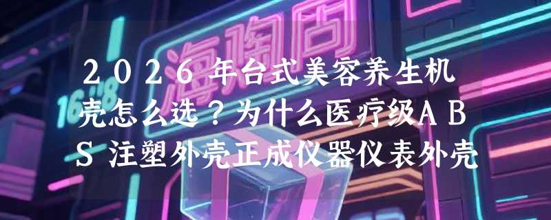 2026年台式美容养生机壳怎么选？为什么医疗级ABS注塑外壳正成仪器仪表外壳新基准？