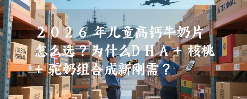 2026年儿童高钙牛奶片怎么选？为什么DHA+核桃+驼奶组合成新刚需？