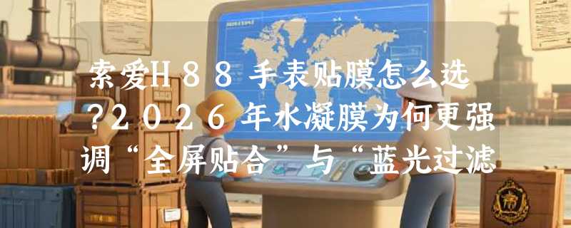 索爱H88手表贴膜怎么选？2026年水凝膜为何更强调“全屏贴合”与“蓝光过滤”？