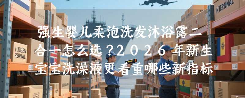 强生婴儿柔泡洗发沐浴露二合一怎么选？2026年新生宝宝洗澡液更看重哪些新指标？
