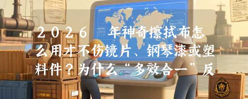 2026 年神奇擦拭布怎么用才不伤镜片、钢琴漆或塑料件？为什么“多效合一”反而成雷区？