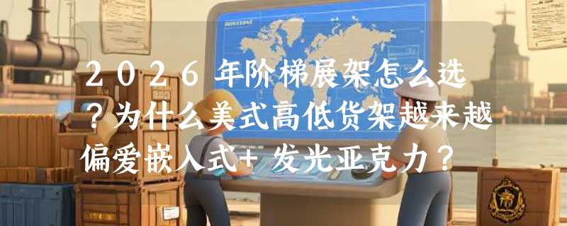 2026年阶梯展架怎么选？为什么美式高低货架越来越偏爱嵌入式+发光亚克力？