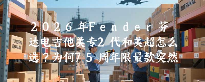 2026年Fender芬达电吉他美专2代和美超怎么选？为何75周年限量款突然成进阶首选？