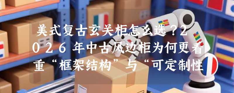 美式复古玄关柜怎么选？2026年中古风边柜为何更看重“框架结构”与“可定制性”？