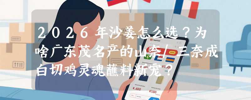 2026年沙姜怎么选？为啥广东茂名产的山奈/三奈成白切鸡灵魂蘸料新宠？