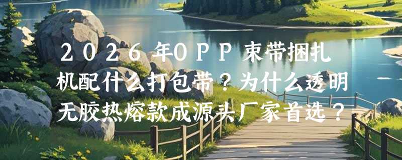 2026年OPP束带捆扎机配什么打包带？为什么透明无胶热熔款成源头厂家首选？