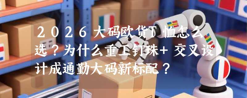 2026大码欧货T恤怎么选？为什么重工钉珠+交叉设计成通勤大码新标配？