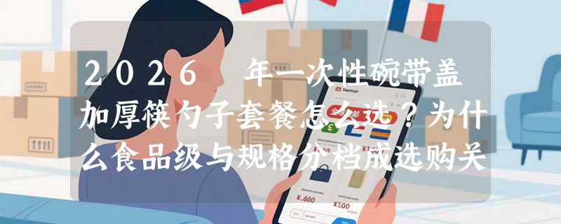 2026 年一次性碗带盖加厚筷勺子套餐怎么选？为什么食品级与规格分档成选购关键？