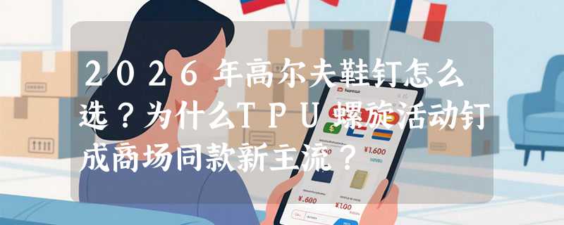 2026年高尔夫鞋钉怎么选？为什么TPU螺旋活动钉成商场同款新主流？