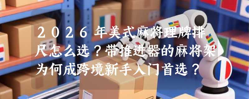 2026年美式麻将理牌排尺怎么选？带推进器的麻将架为何成跨境新手入门首选？