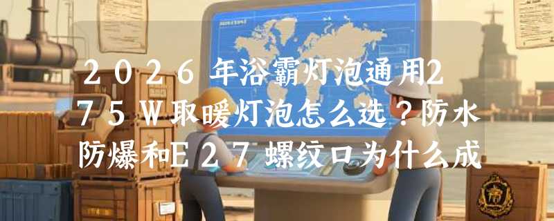2026年浴霸灯泡通用275W取暖灯泡怎么选？防水防爆和E27螺纹口为什么成硬门槛？