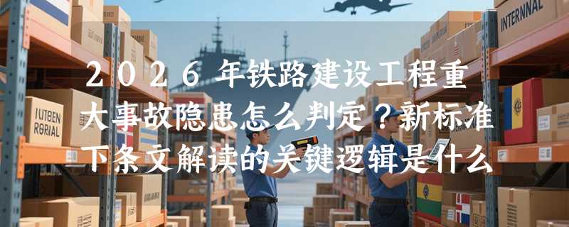 2026年铁路建设工程重大事故隐患怎么判定？新标准下条文解读的关键逻辑是什么？