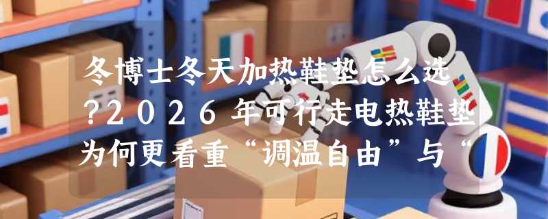 冬博士冬天加热鞋垫怎么选？2026年可行走电热鞋垫为何更看重“调温自由”与“电量透明”？