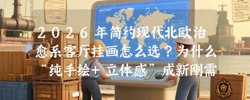 2026年简约现代北欧治愈系客厅挂画怎么选？为什么“纯手绘+立体感”成新刚需？