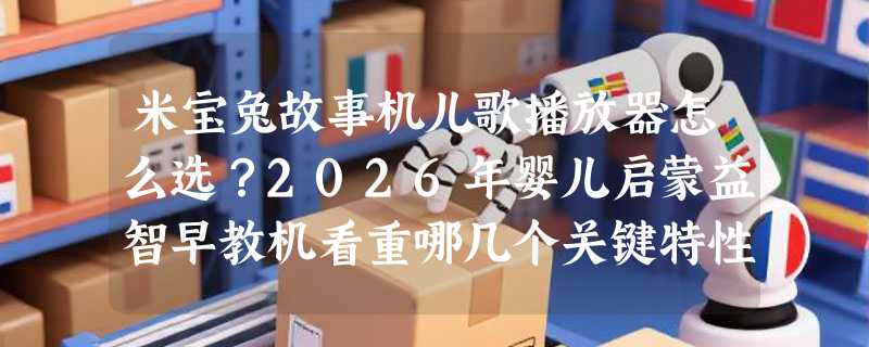 米宝兔故事机儿歌播放器怎么选？2026年婴儿启蒙益智早教机看重哪几个关键特性？