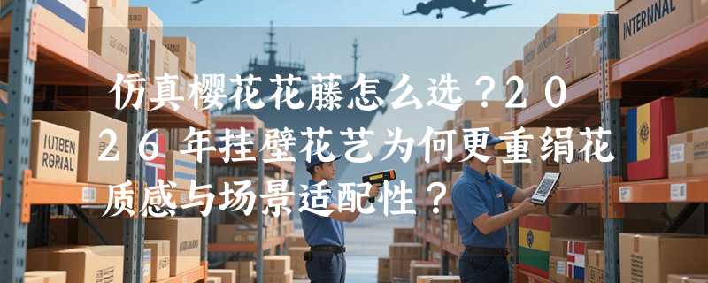 仿真樱花花藤怎么选？2026年挂壁花艺为何更重绢花质感与场景适配性？