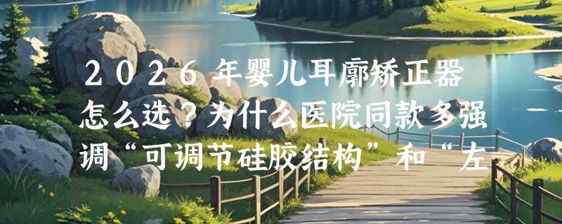 2026年婴儿耳廓矫正器怎么选？为什么医院同款多强调“可调节硅胶结构”和“左右分装礼盒”？