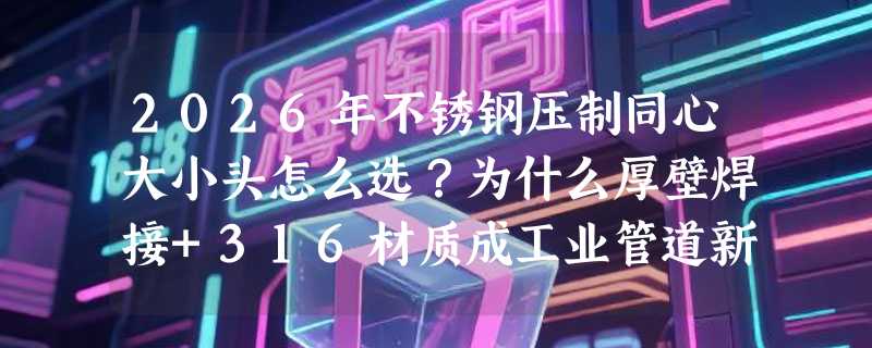 2026年不锈钢压制同心大小头怎么选？为什么厚壁焊接+316材质成工业管道新基准？