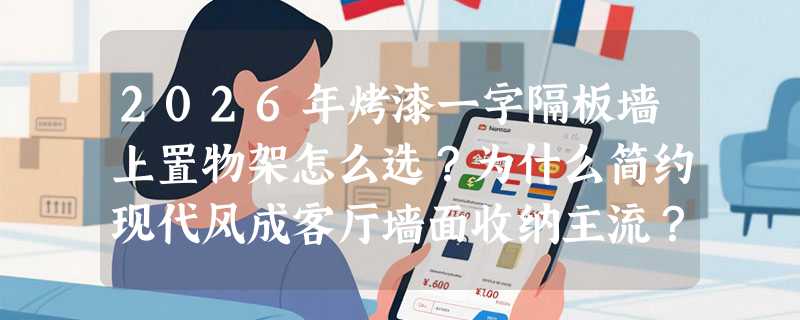 2026年烤漆一字隔板墙上置物架怎么选？为什么简约现代风成客厅墙面收纳主流？