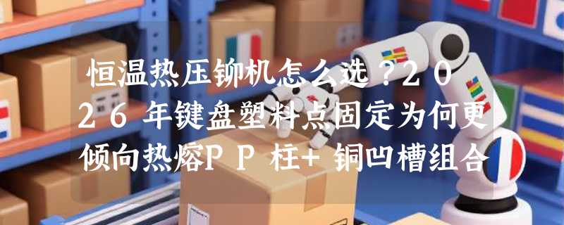 恒温热压铆机怎么选？2026年键盘塑料点固定为何更倾向热熔PP柱+铜凹槽组合？