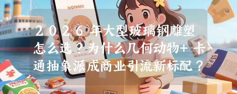 2026年大型玻璃钢雕塑怎么选？为什么几何动物+卡通抽象派成商业引流新标配？