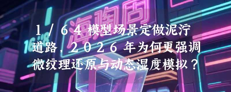 1/64模型场景定做泥泞道路，2026年为何更强调微纹理还原与动态湿度模拟？