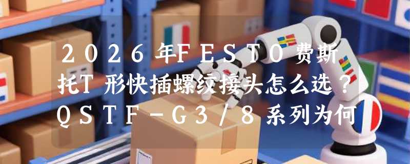 2026年FESTO费斯托T形快插螺纹接头怎么选？QSTF-G3/8系列为何成气动管路升级首选？