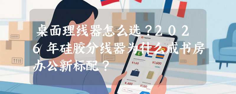 桌面理线器怎么选？2026年硅胶分线器为什么成书房办公新标配？