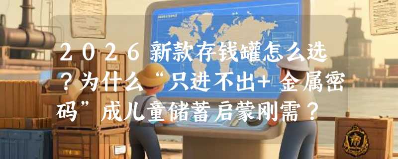 2026新款存钱罐怎么选？为什么“只进不出+金属密码”成儿童储蓄启蒙刚需？