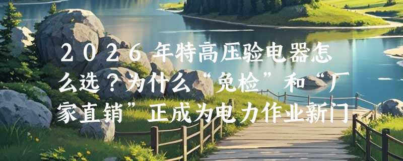 2026年特高压验电器怎么选？为什么“免检”和“厂家直销”正成为电力作业新门槛？