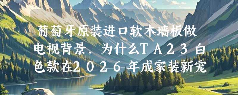 葡萄牙原装进口软木墙板做电视背景，为什么TA23白色款在2026年成家装新宠？
