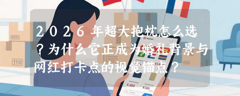 2026年超大抱枕怎么选？为什么它正成为婚礼背景与网红打卡点的视觉锚点？