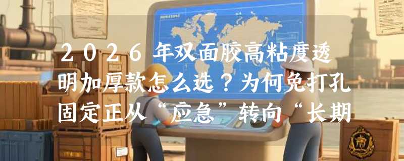2026年双面胶高粘度透明加厚款怎么选？为何免打孔固定正从“应急”转向“长期可靠”？