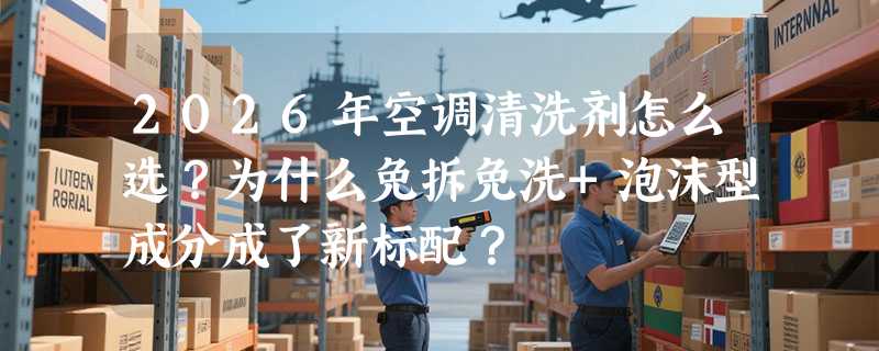 2026年空调清洗剂怎么选？为什么免拆免洗+泡沫型成分成了新标配？