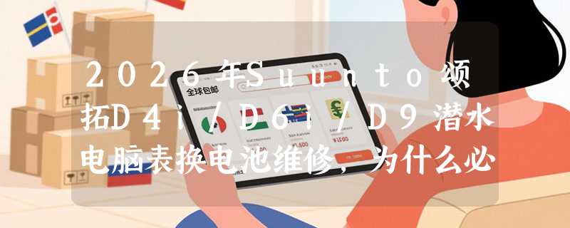 2026年Suunto颂拓D4i/D6i/D9潜水电脑表换电池维修，为什么必须找授权服务商？