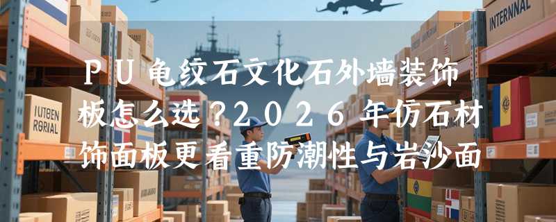 PU龟纹石文化石外墙装饰板怎么选？2026年仿石材饰面板更看重防潮性与岩沙面工艺