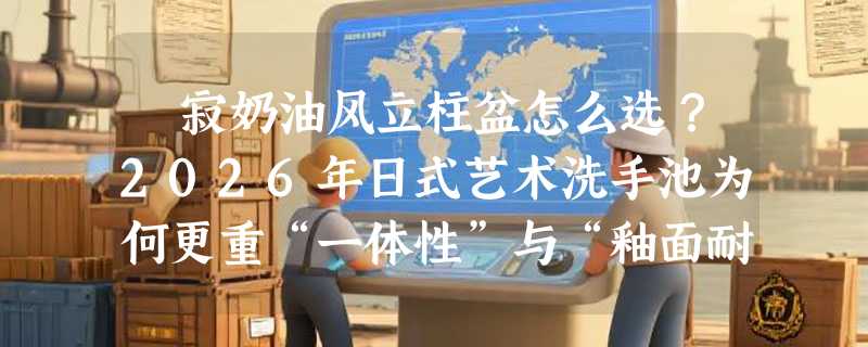 侘寂奶油风立柱盆怎么选？2026年日式艺术洗手池为何更重“一体性”与“釉面耐久”？