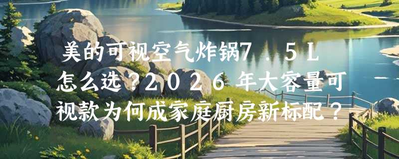 美的可视空气炸锅7.5L怎么选？2026年大容量可视款为何成家庭厨房新标配？