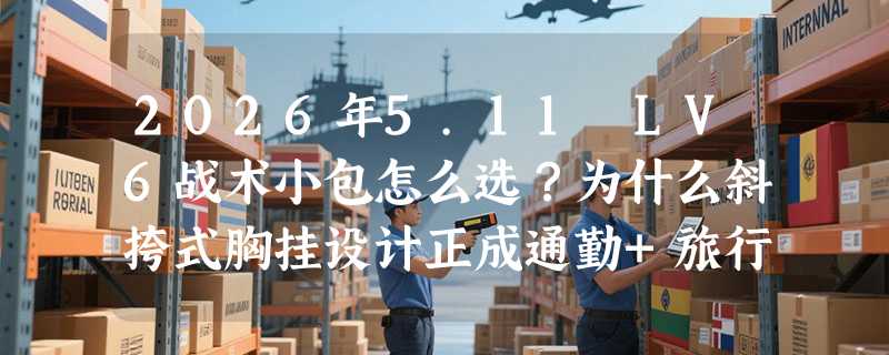 2026年5.11 LV6战术小包怎么选？为什么斜挎式胸挂设计正成通勤+旅行双场景新标配？