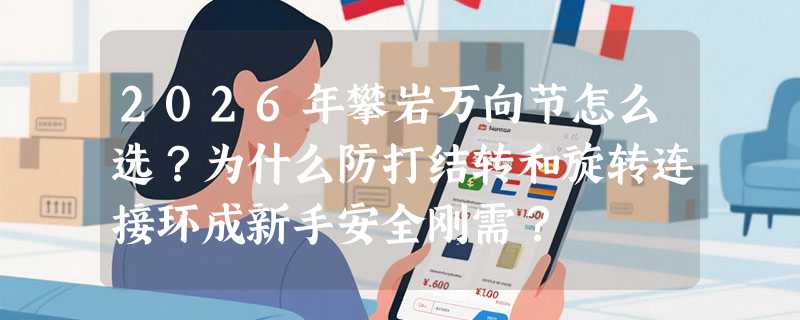 2026年攀岩万向节怎么选？为什么防打结转和旋转连接环成新手安全刚需？
