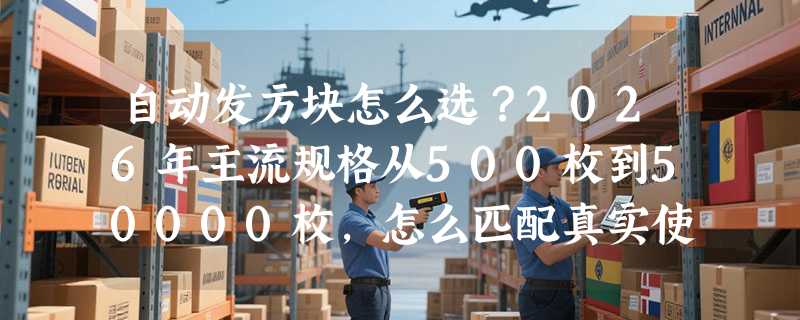 自动发方块怎么选？2026年主流规格从500枚到50000枚，怎么匹配真实使用节奏？