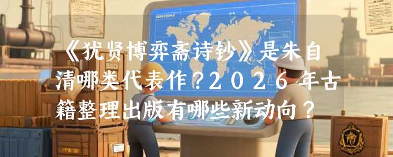 《犹贤博弈斋诗钞》是朱自清哪类代表作？2026年古籍整理出版有哪些新动向？